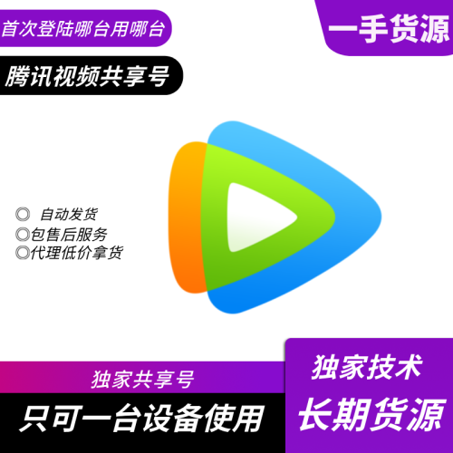 【共享】腾讯视频SVIP会员6-7天 质保6天【支持手机平板电脑使用】-字节棱镜 (Byte Prism)